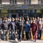 Биз шаарды тазалоо менен жайлуу шарт түзөбүз